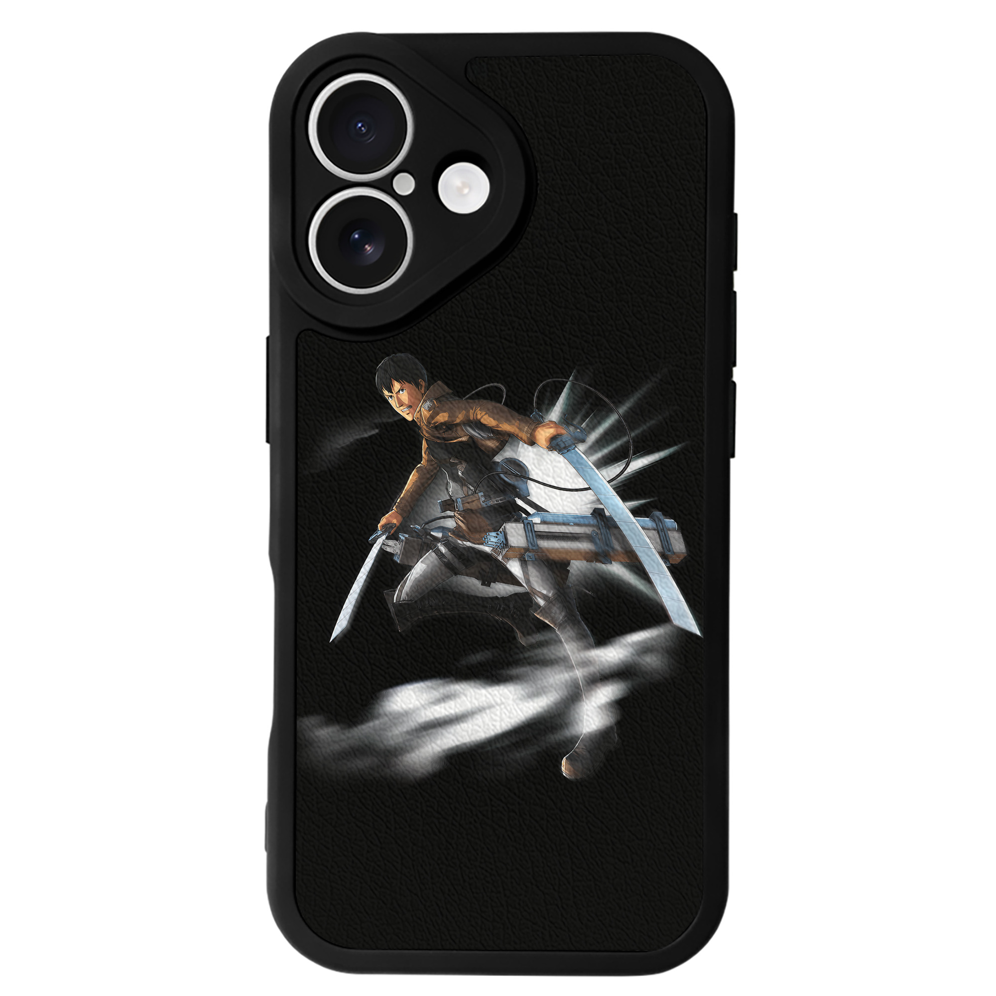 （画像用） 進撃の巨人 ベルトルト・フーバー Attack on Titan Bertholdt Hoover 【iPhone 16シリーズ対応】シリコンスマホケース（レザー調） 材質：シリコン